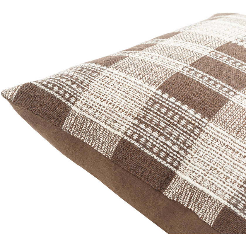 Myrna Dark Brown Pillow Cover - Becki Owen x Livabliss