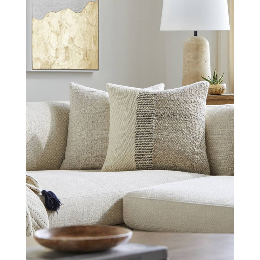 Vijay Light Brown Pillow Cover