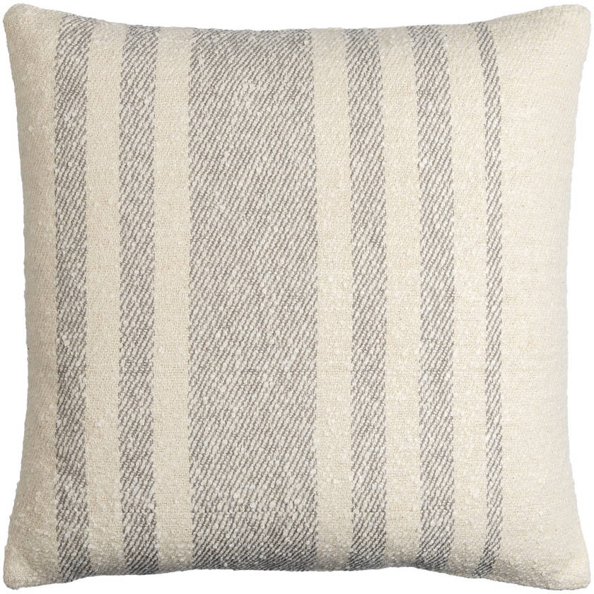 Higginson Light Silver Pillow Cover