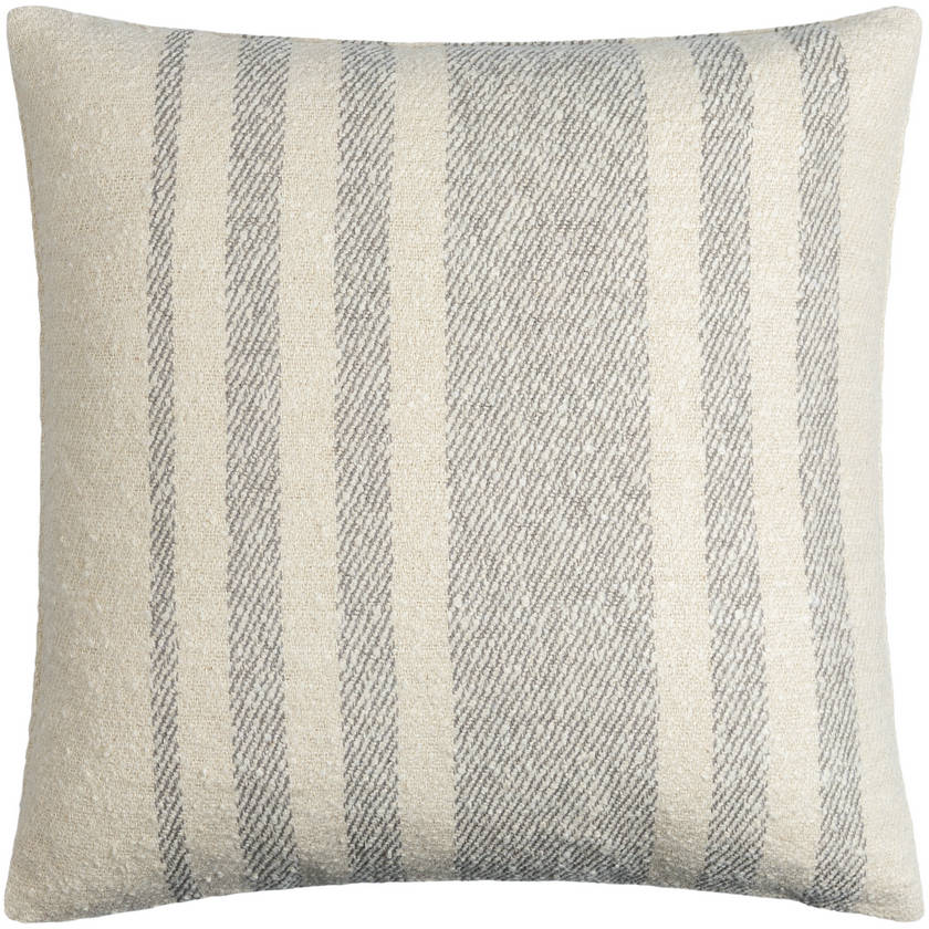 Higginson Light Silver Pillow Cover