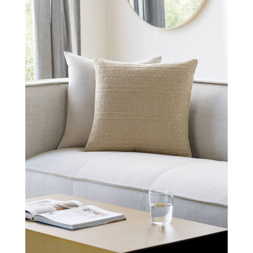 Shalandra Light Tan Pillow Cover
