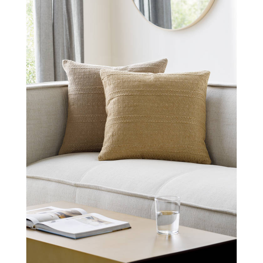 Shalandra Tan Pillow Cover