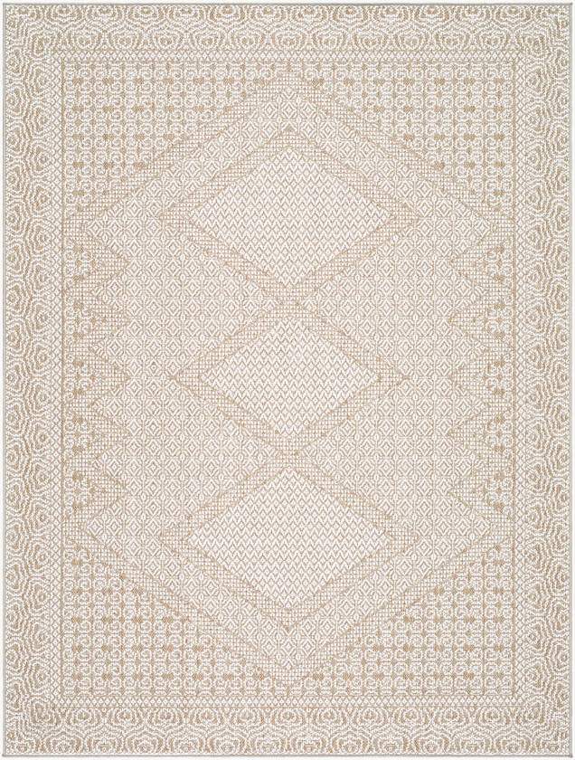 Reana Cottage White/Tan Area Rug