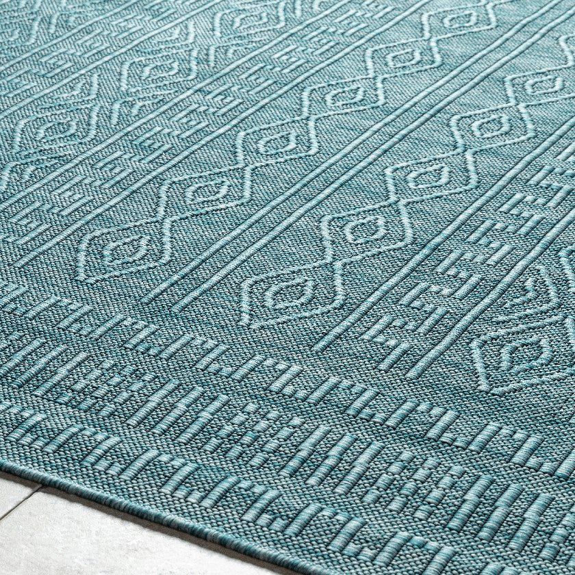 Benjaman Bohemian Dusty Sage Area Rug