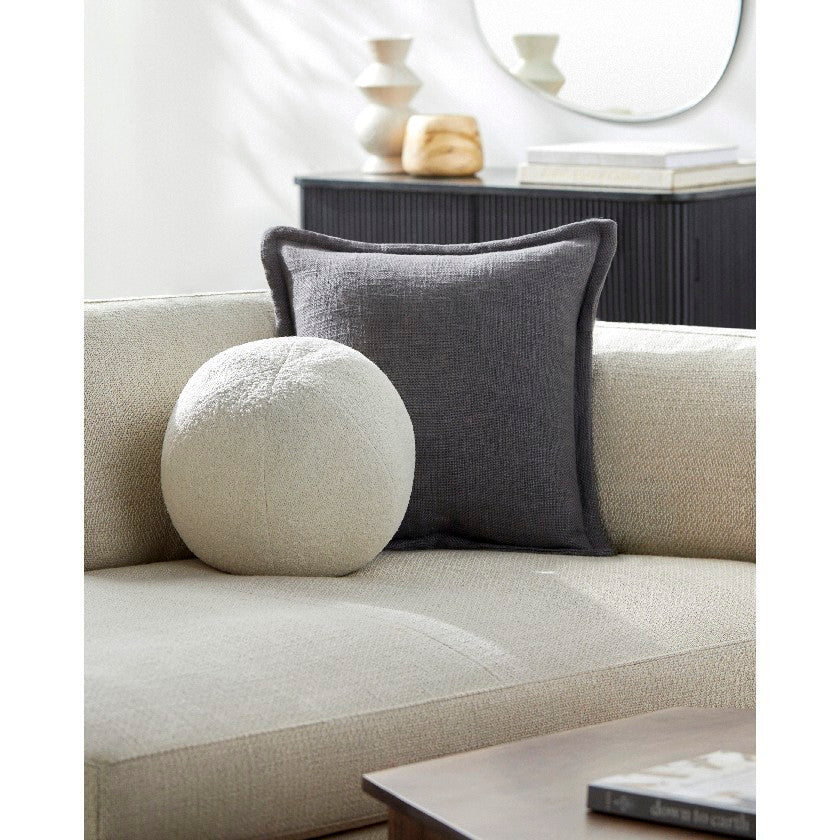 Viliami Light Silver Pillow Cover