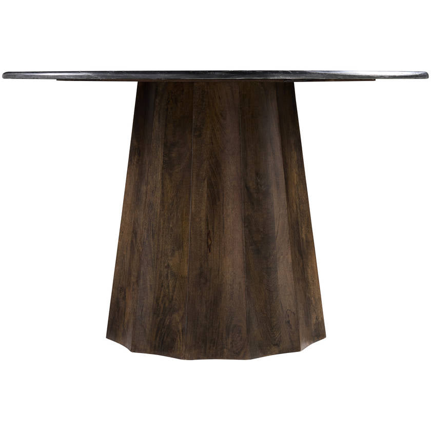 Hether Black/Dark Brown Dining Table