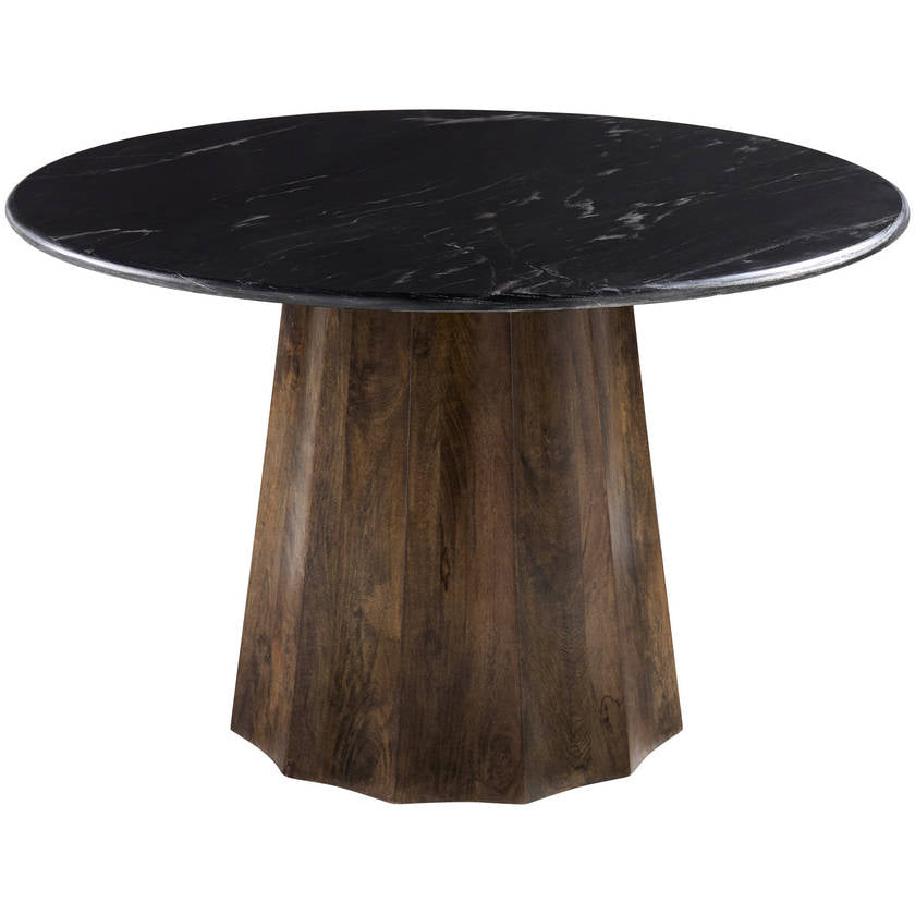 Hether Black/Dark Brown Dining Table