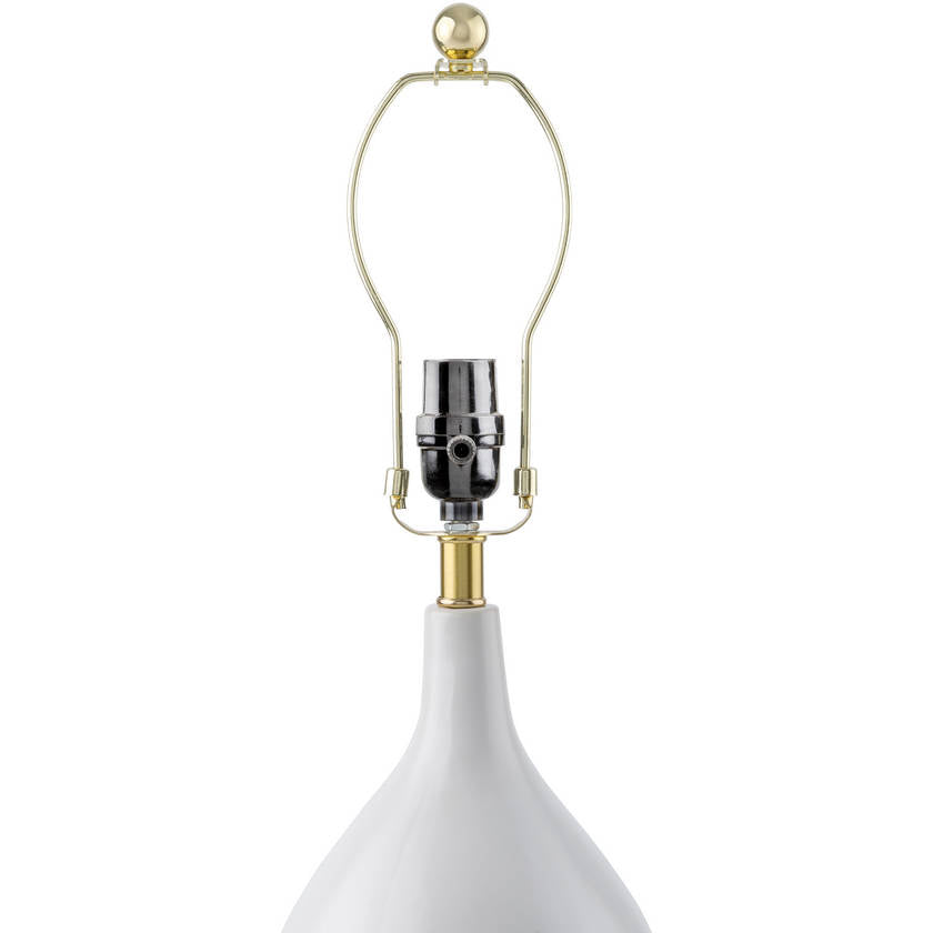 Thomasine Modern White Table Lamp
