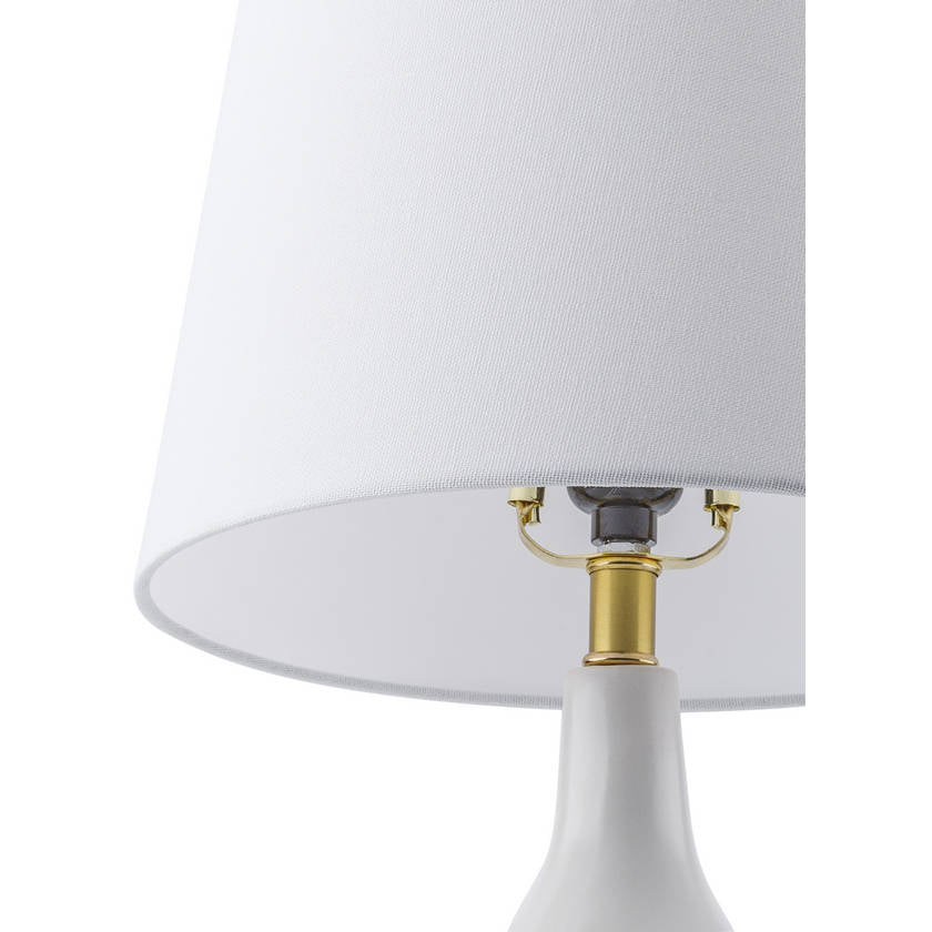 Thomasine Modern White Table Lamp