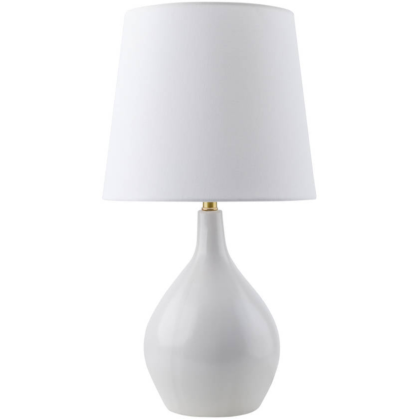 Thomasine Modern White Table Lamp