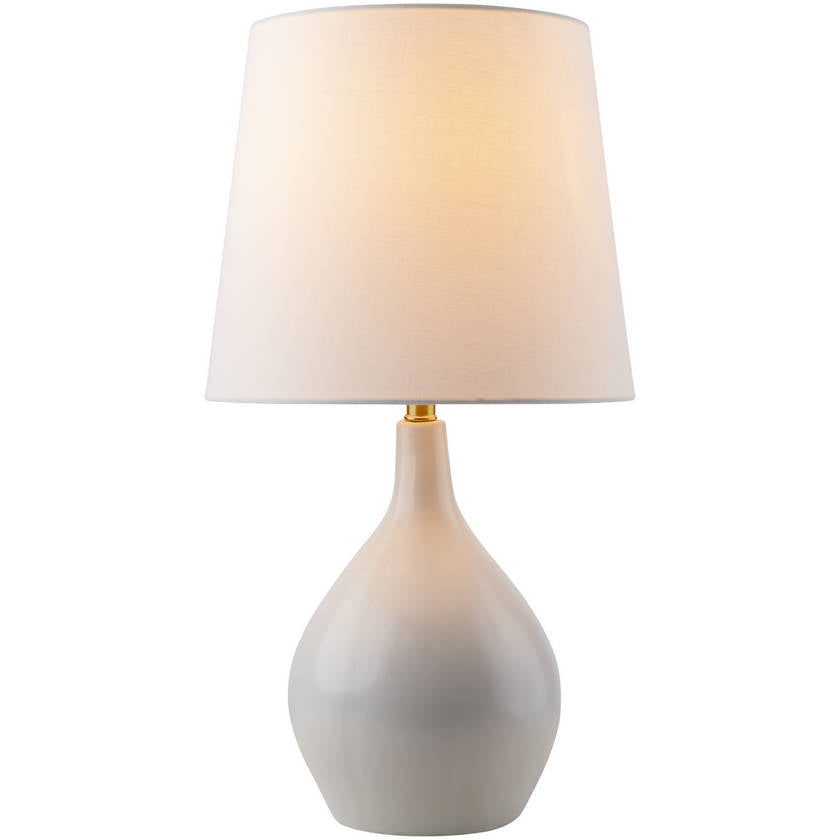Thomasine Modern White Table Lamp