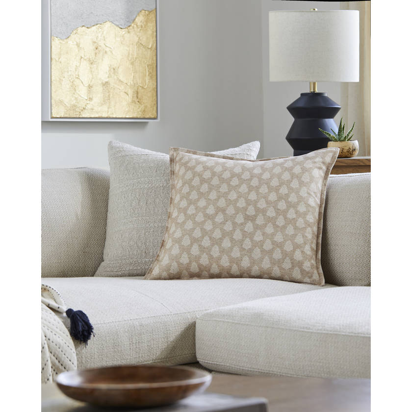 Arnesha Tan Pillow Cover