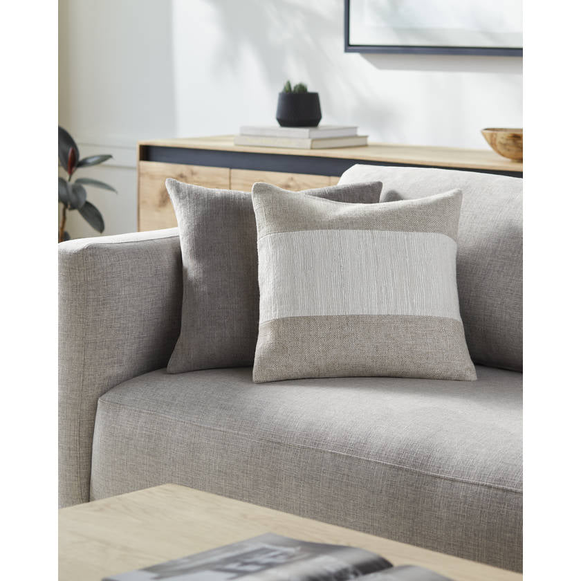 Ashlyn Off-White/Ash Pillow Cover