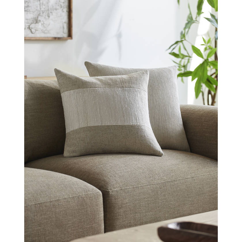 Ashlyn Off-White/Ash Pillow Cover