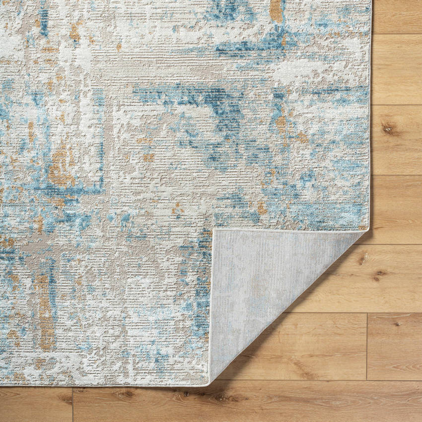 Harmonie Rustic Light Beige/Blue Area Rug