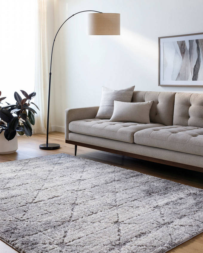 Kirsty Cottage Grey Area Rug