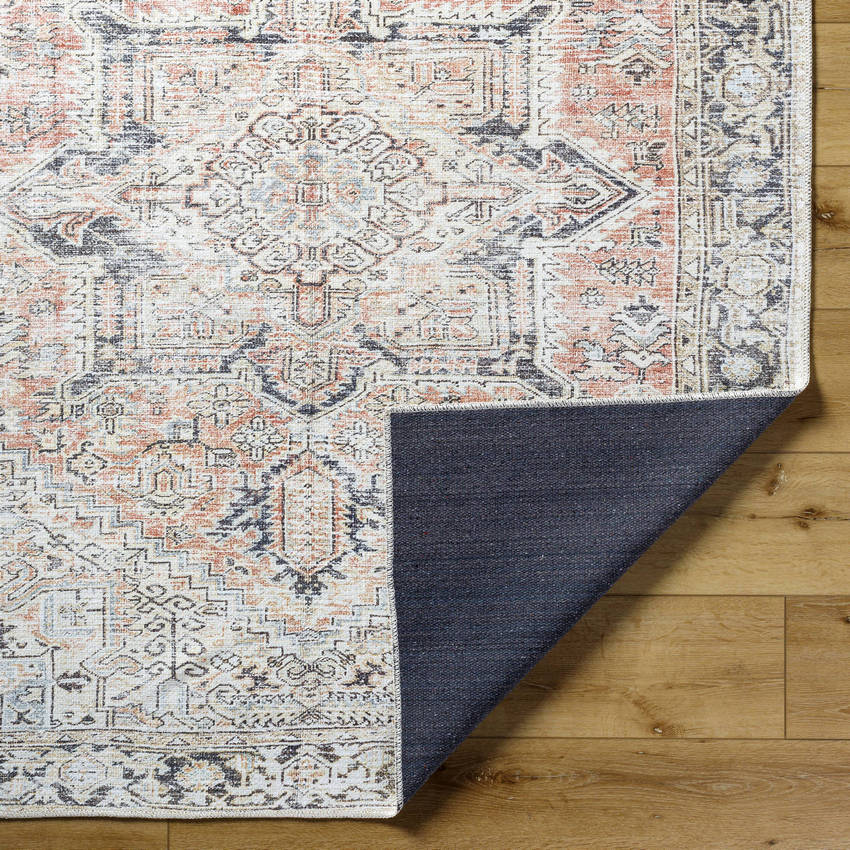 Darling Traditional Slate Washable Area Rug - Becki Owens x Livabliss
