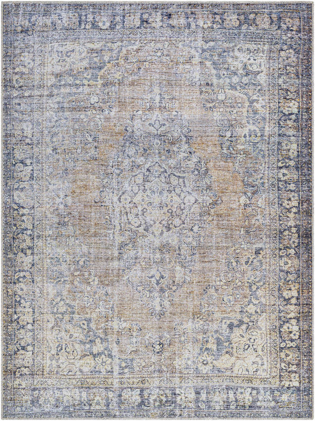 Darling Traditional Light Silver Washable Area Rug - Becki Owens x Livabliss