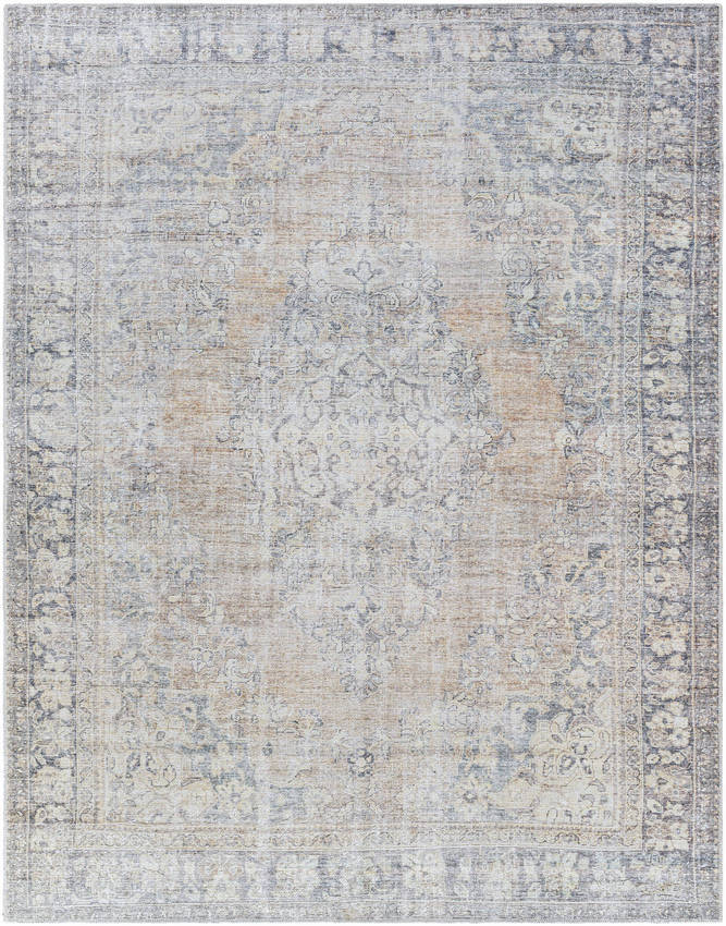 Darling Traditional Light Silver Washable Area Rug - Becki Owens x Livabliss
