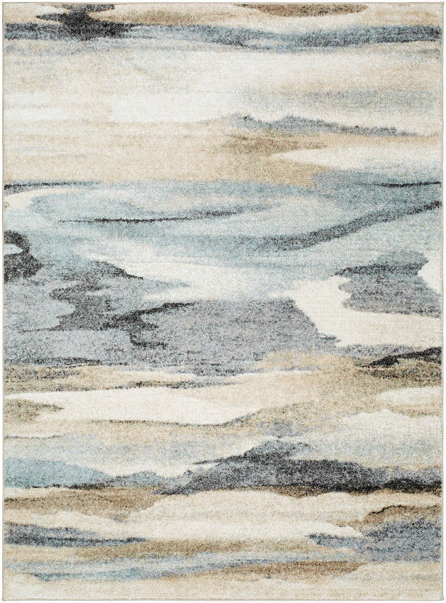 Bennington Modern Aqua Area Rug