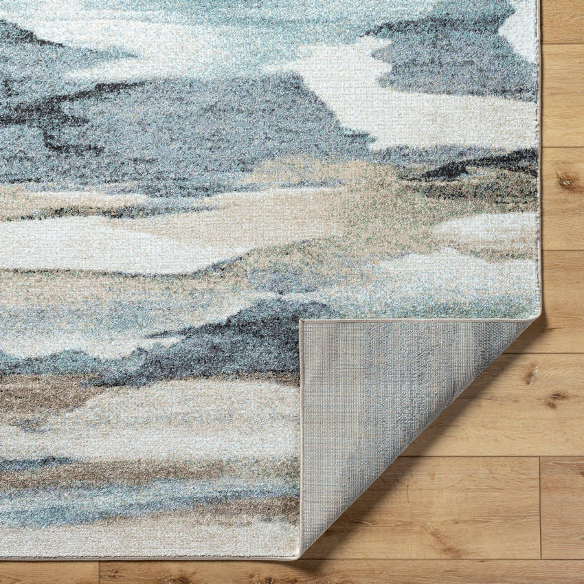 Bennington Modern Aqua Area Rug
