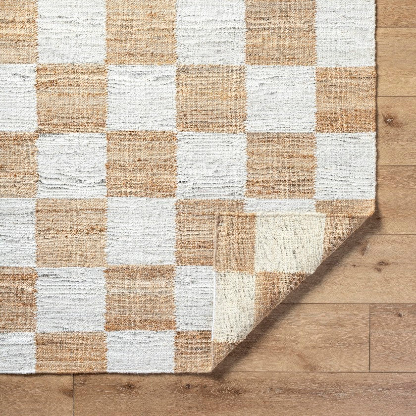 Kamey Texture Tan/Off-White Area Rug - Becki Owens x Livabliss