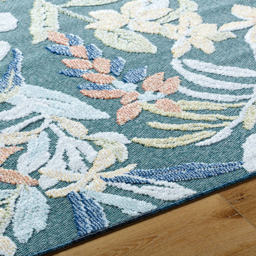 Lamark Coastal Olive Area Rug