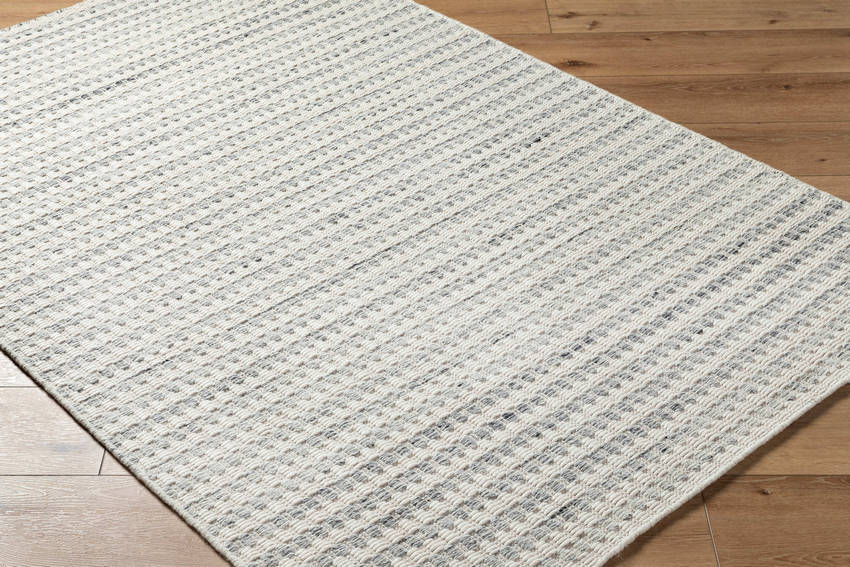Emanuela Cottage Light Silver Area Rug