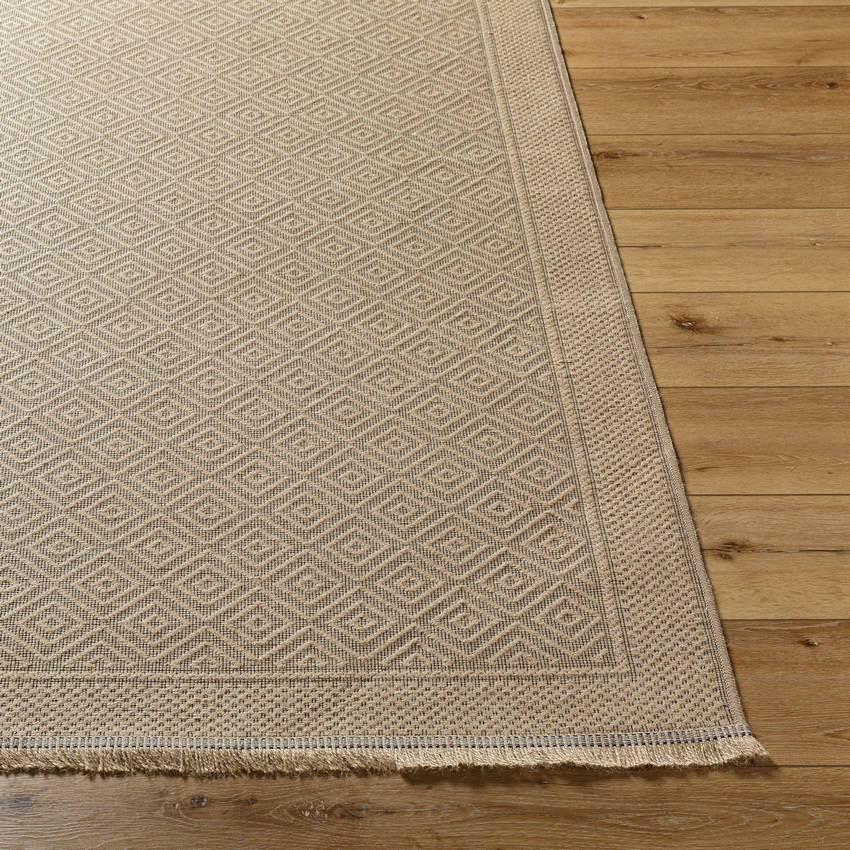 Tang Cottage Tan Washable Area Rug