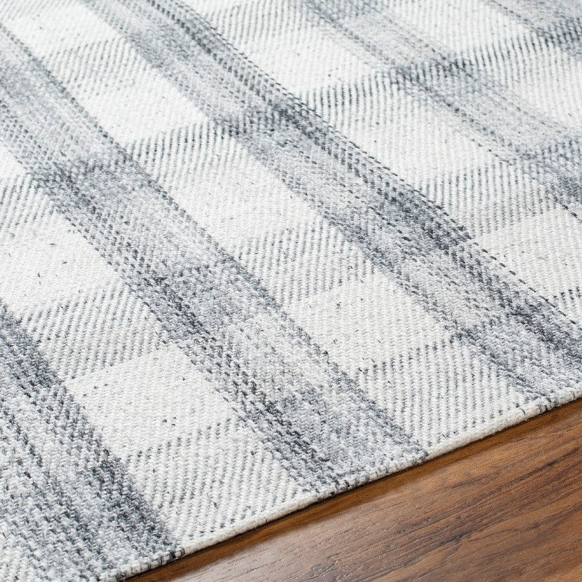 Sammy Modern Light Silver/Ash Area Rug - Becki Owens x Livabliss