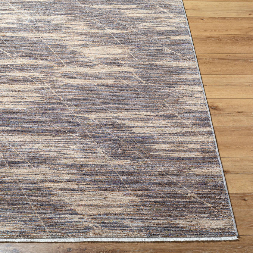 Peggie Modern Brown Area Rug