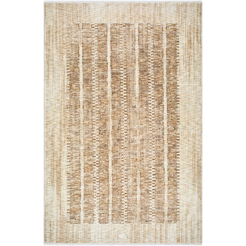 Evyan Modern White/Brown Area Rug