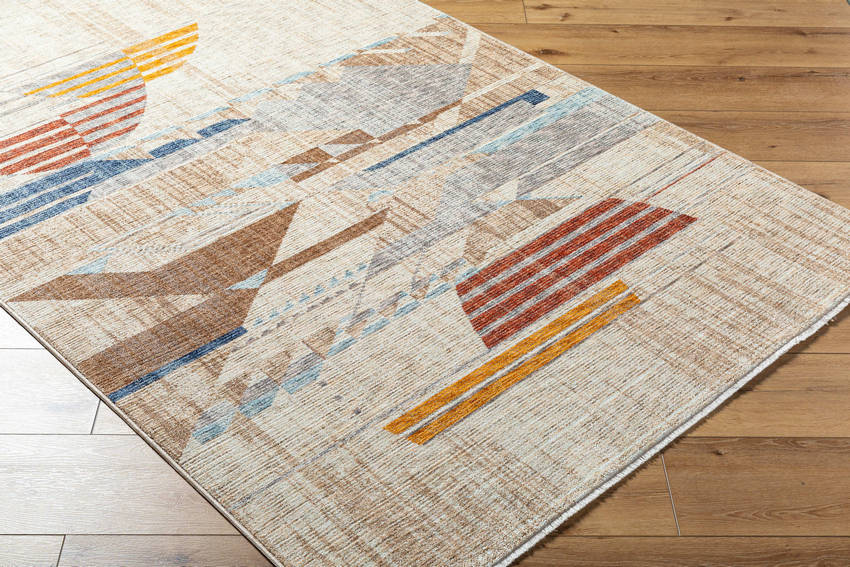 Nicklaus Modern Brown Area Rug
