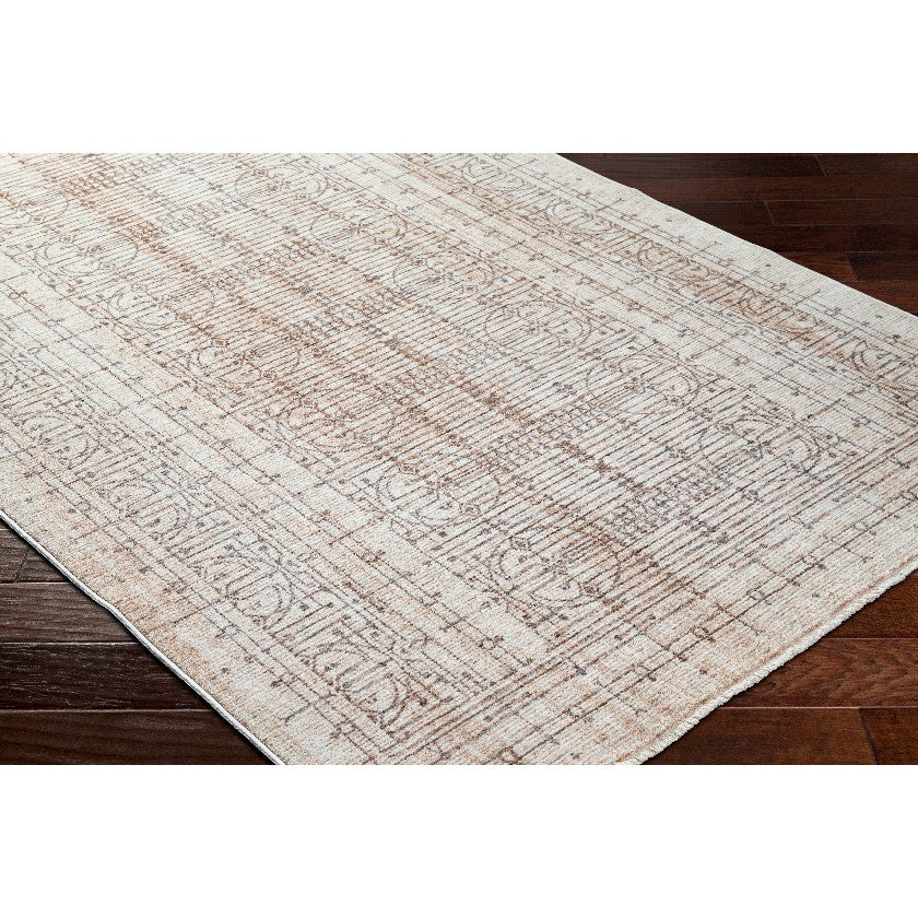 Arline Bohemian/Global Khaki Area Rug