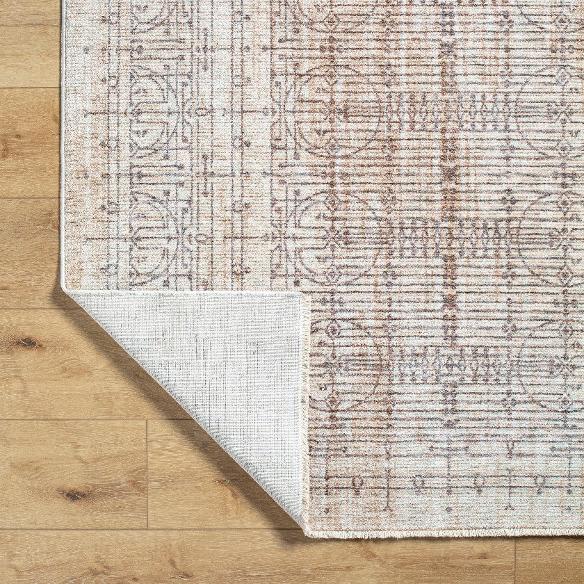Arline Bohemian/Global Khaki Area Rug
