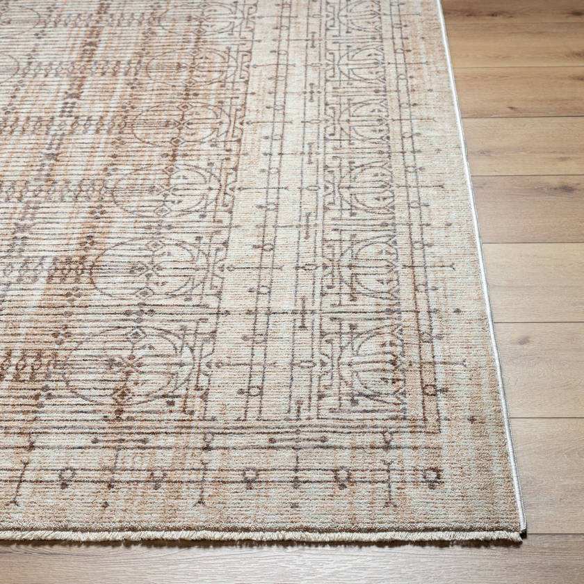 Arline Bohemian/Global Khaki Area Rug