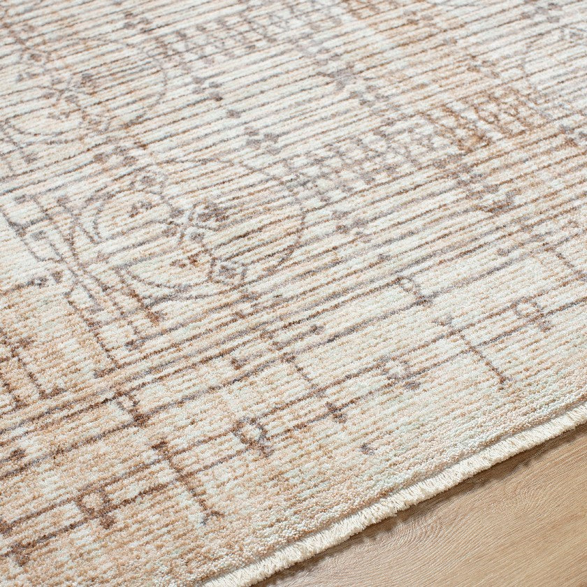 Arline Bohemian/Global Khaki Area Rug