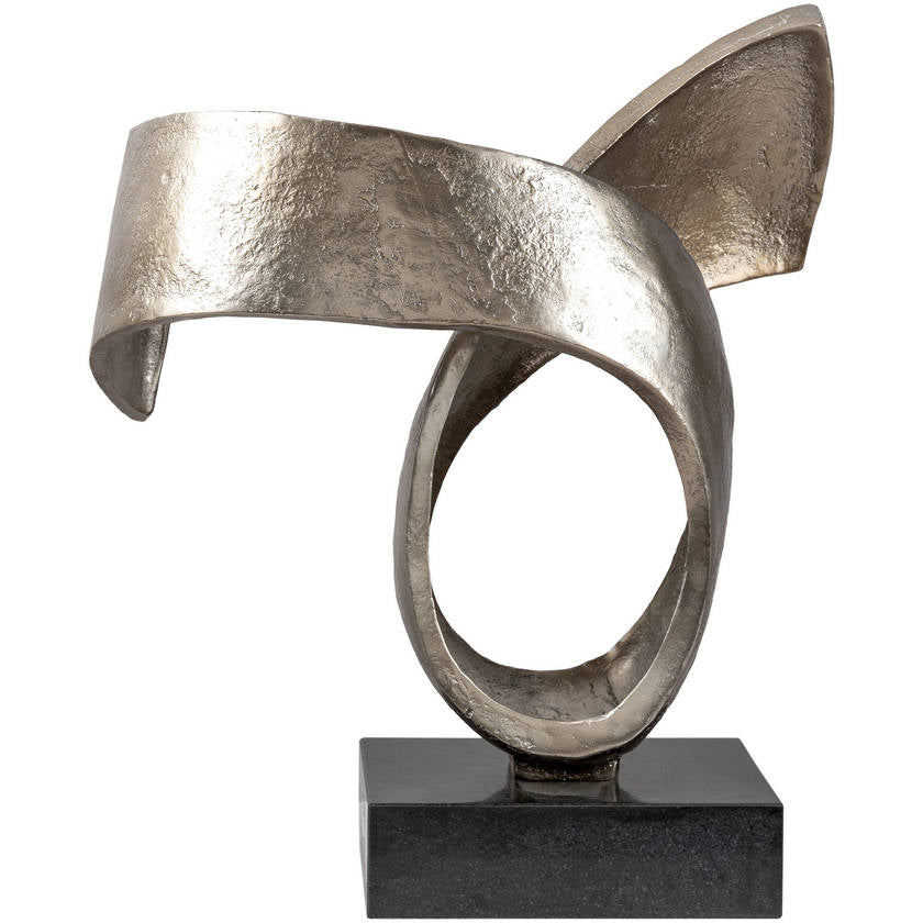 Jeremiah Metallic - Nickel Decorative Sculpture