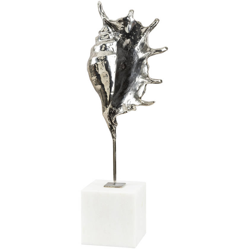 Neesa Metallic - Silver Decorative Sculpture
