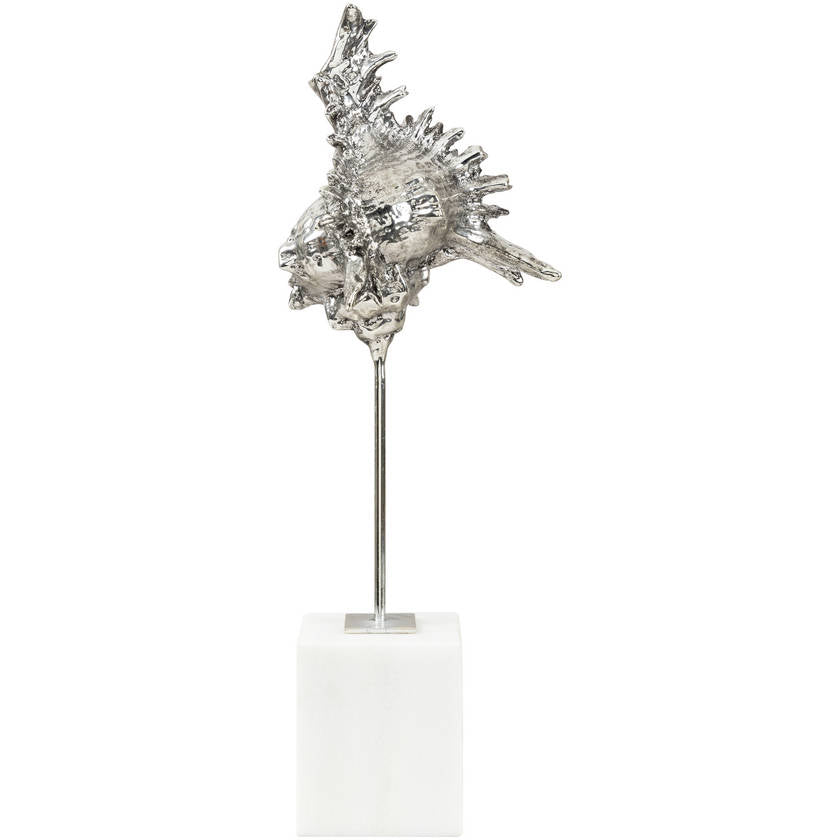 Lesslie Metallic - Silver Decorative Sculpture