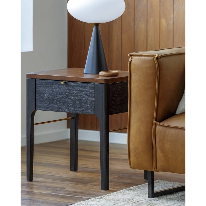 Wang Black End Table