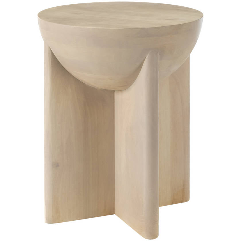 Rozina Ivory/Brown End Table