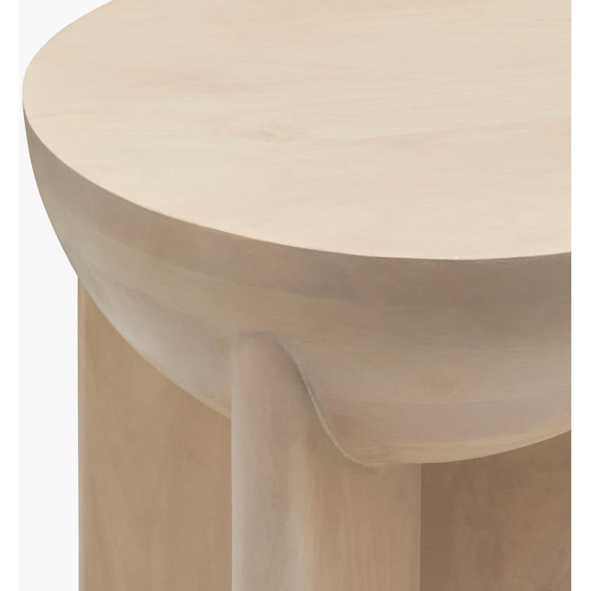 Rozina Ivory/Brown End Table