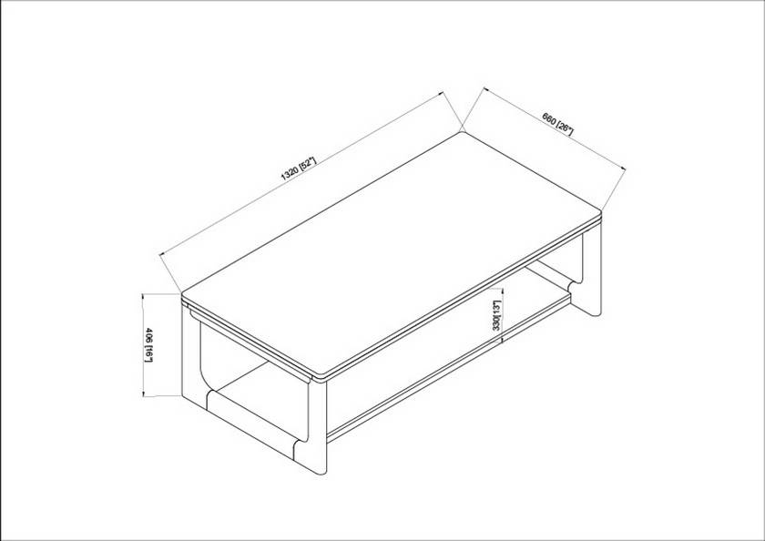 Ogechi Black Coffee Table