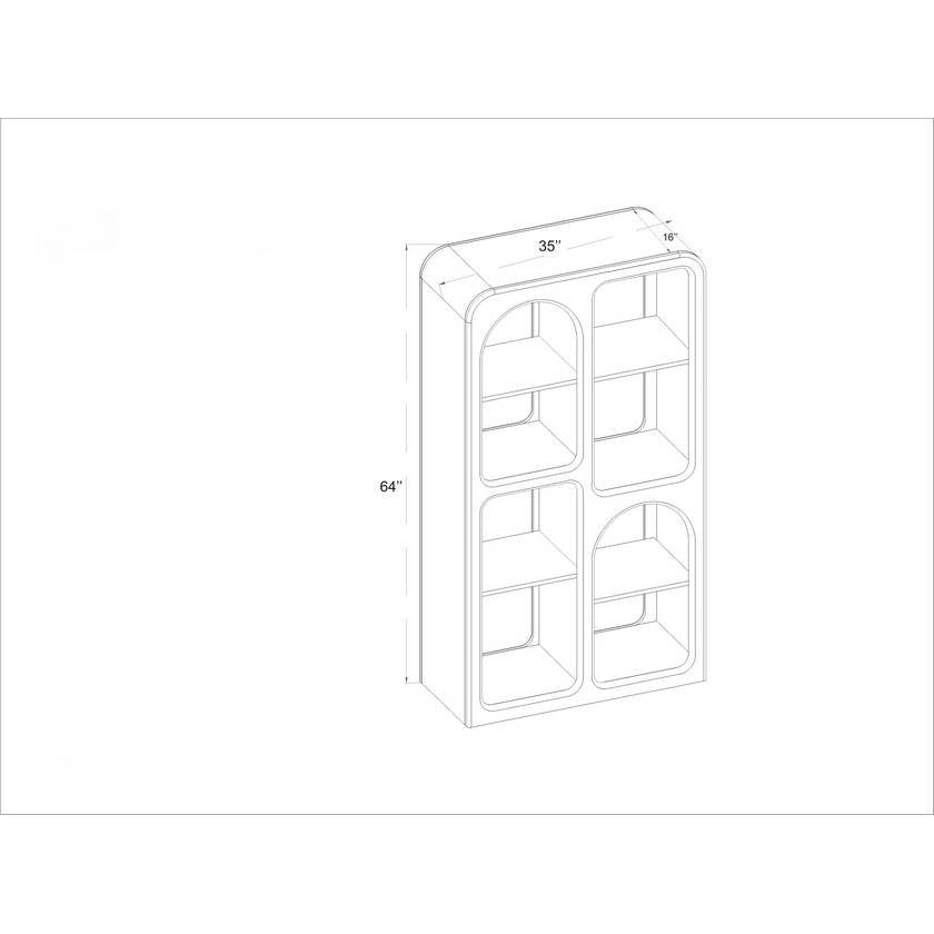 Sheila Ivory Bookcase