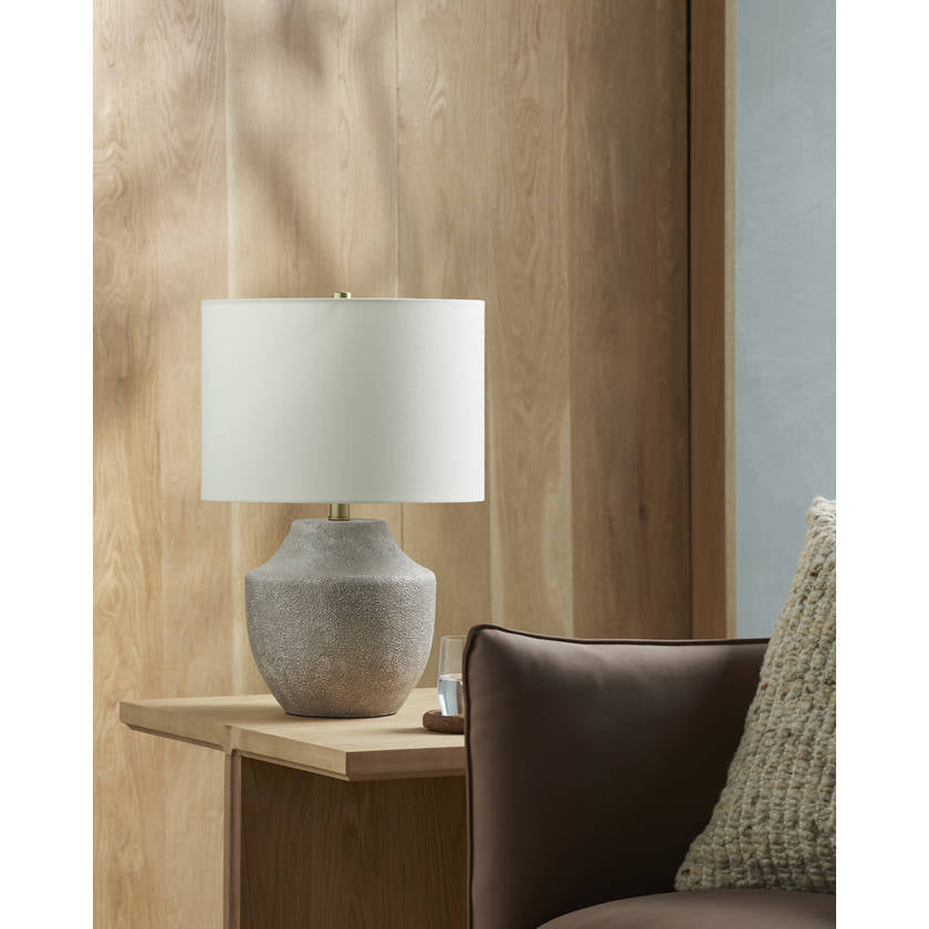 Bobby Traditional Light Gray Table Lamp