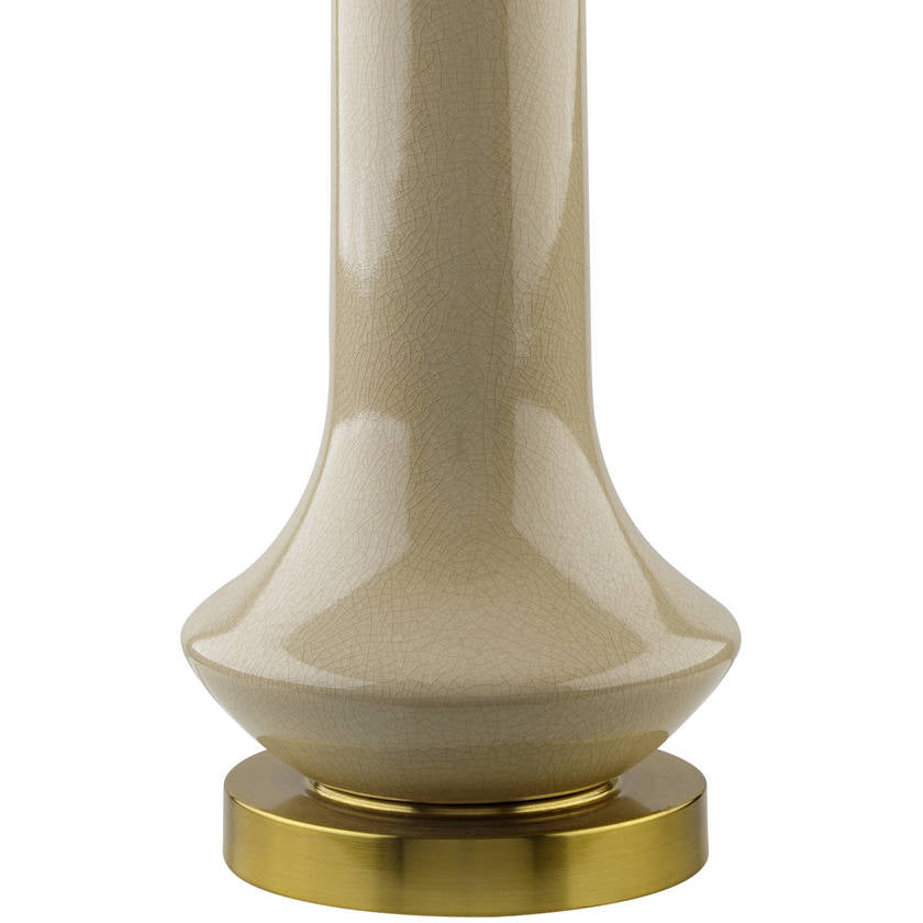 Tedd Global Cream/Gold Table Lamp