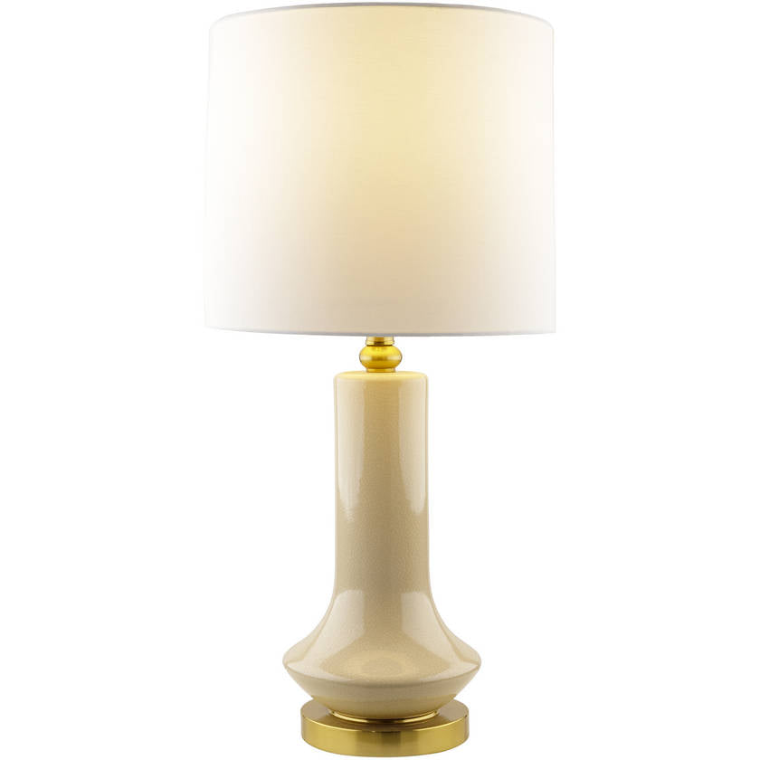 Tedd Global Cream/Gold Table Lamp