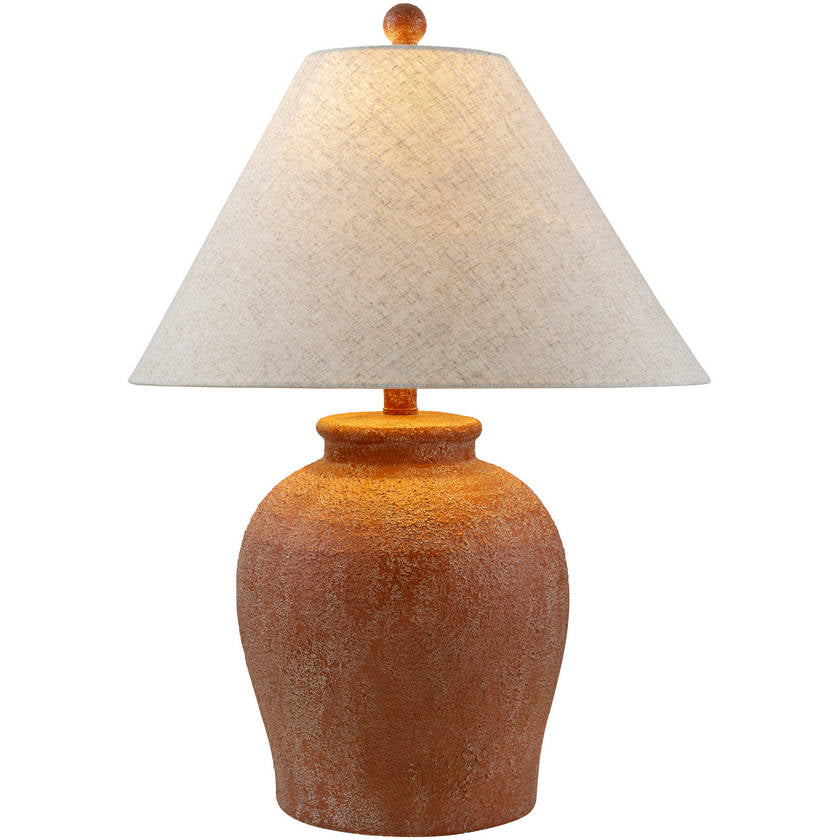 Andie Global Red/Wheat Table Lamp