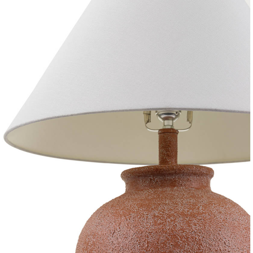 Andie Global Red Table Lamp